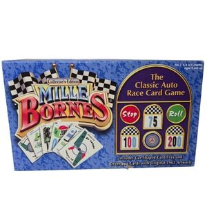 Mille Bornes Card Game Collector's‎ Edition Winning Moves 2003 Complete Family